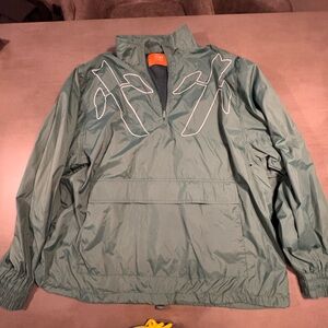 Teal Windbreaker Jacket